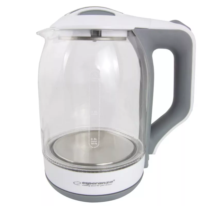 Esperanza sähköinen vedenkeitin 1,7 L 1500 W valkoinen monivärinen