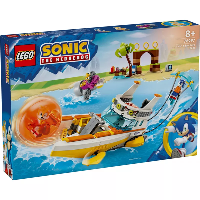 LEGO Sonic the Hedgehog Tails’ Adventure Boat lelusetti 76997