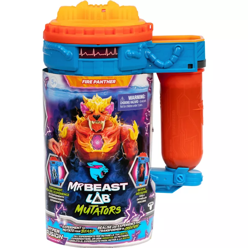 MrBeast Lab Mutators S2 Mutation Chamber - Flame Panther, leikkifiguuri