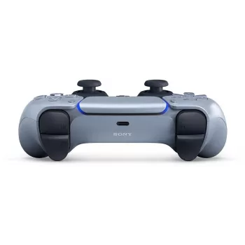 Langaton peliohjain Sony DualSense PlayStation 5:lle — sisäänrakennettu Li-Ion-akku, gyro, haptinen värinä, kaiutin, 3,5 mm liitäntä, hopea
