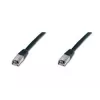 Verkkokaapeli Digitus CAT 5e SF/UTP verkkokaapeli musta 5m