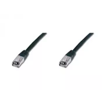 Verkkokaapeli Digitus CAT 5e SF/UTP verkkokaapeli musta 5m