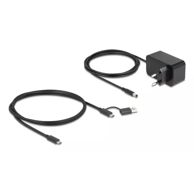 DeLOCK 64326 USB-keskitin USB 3.2 Gen 2 (3.1 Gen 2) Type-C 10000 Mbit/s musta