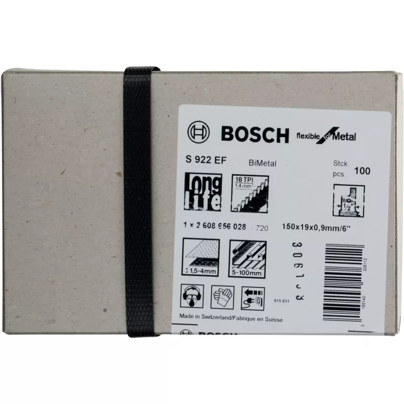 Bosch 2 608 656 028 pistosaha-/kuviosaha-/puukkosahanterä bimetalli 100 kpl