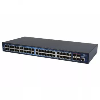 ALLNET 48+4P ALL-SG8652M-10G Ethernet-kytkin 48 x Gigabit + 4 x 10G SFP+ -porttia, räkkiasennus