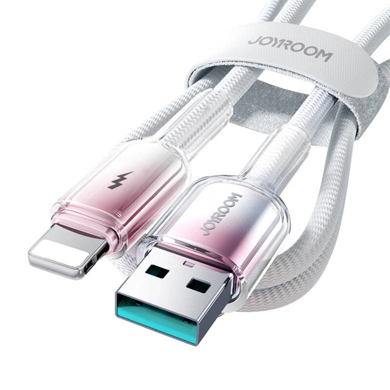 USB-A–Lightning-kaapeli Joyroom S-A42 3A 1,2 m valkoinen