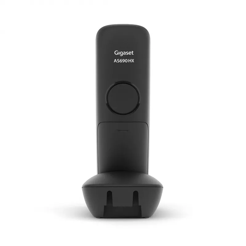 Analoginen/DECT-puhelin Gigaset AS690HX langaton luuri numeronäyttö musta