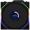 Lian Li UNI FAN TL Wireless LCD ARGB 120 mm Reverse Blade - musta