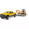 Auto Dodge RAM 2500 Service perävaunulla