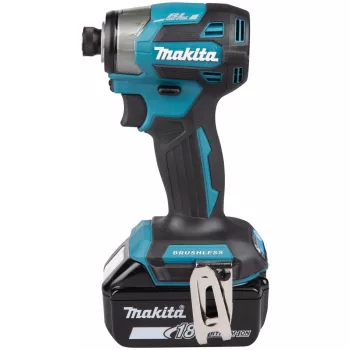 Iskuruuvinväännin Makita DTD173RTJ 18V langaton, 1/4 tuuman istukka, 3600 kierr./min, pistoolikahva, Li-Ion