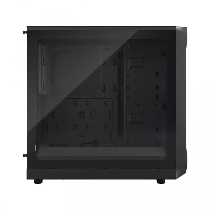 Fractal Design Focus 2 RGB Tempered Glass Mid Tower ATX -tietokonekotelo - musta