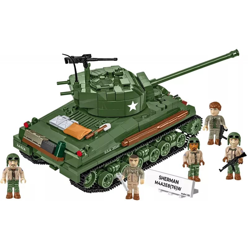 Blocks Sherman M4A2E8 865 rakennuspalikkaa