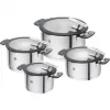 ZWILLING SIMPLIFY 66870-004-0 kattilasarja ruostumaton teräs 4 kpl hopea musta