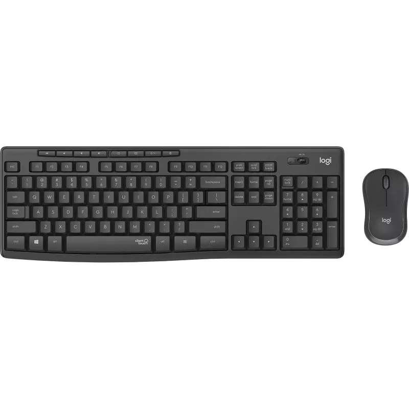Langaton näppäimistö-hiiri-sarja Logitech MK295 Silent