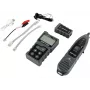 UTP/STP-kaapelitestari A-LAN NI057 PoE-tunnistuksella, kaapelin pituuden mittaus, RJ-45-tuki, LCD- ja LED-näytöt