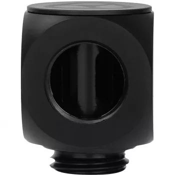 Thermal Grizzly DeltaMate Rotary 90° – nesteliitäntä, musta, 1 kpl (TG-DM-FIT-0003)