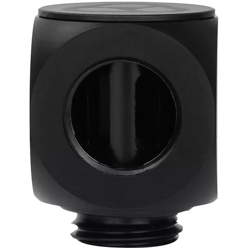 Thermal Grizzly DeltaMate Rotary 90° – nesteliitäntä, musta, 1 kpl (TG-DM-FIT-0003)