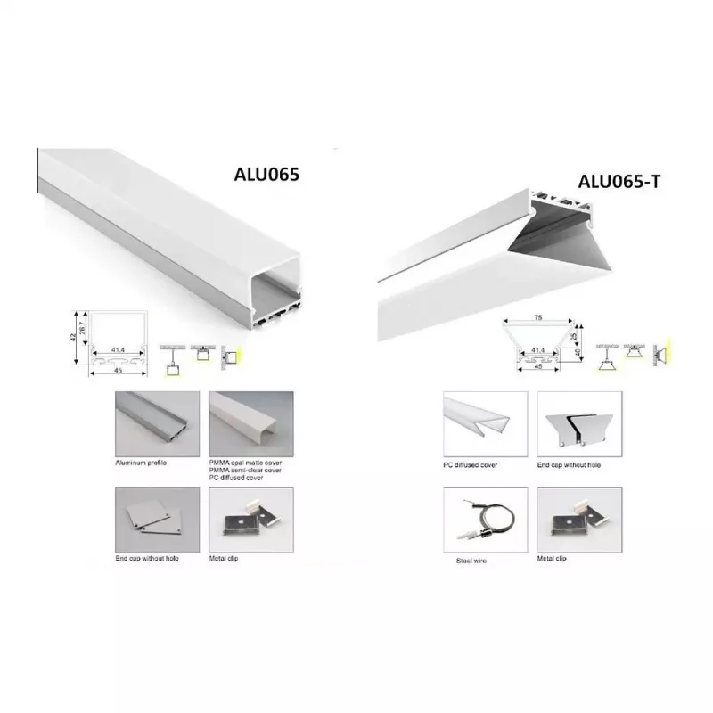 Synergy 21 ALU065-T profiili (S21-LED-PR20183)