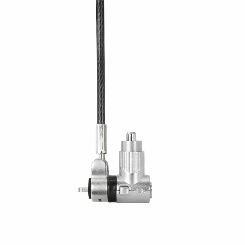 DICOTA D32068 yleismallinen mini-kaapelilukko kannettavalle, 0,3 m, 3 vaihdettavaa päätä, hopea