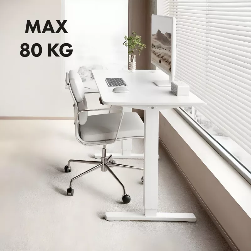 Sähköisesti korkeussäädettävä työpöytä ergo office ER-400 W — enintään korkeus 1160 mm, enintään 80 kg