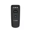 Käsikäyttöinen viivakoodinlukija Zebra CS60 1D/2D LED langaton IP65 musta, Bluetooth/USB, 100 m kantama, 83 g