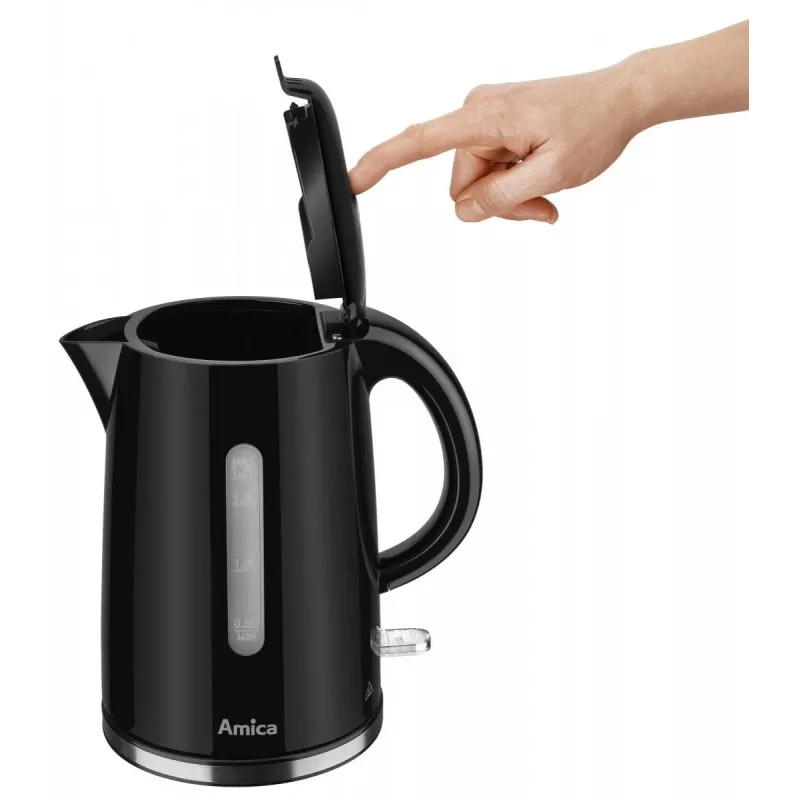 Amica KF1002 vedenkeitin, 1,7 l, musta