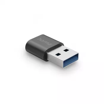 Hama USB-sovitin, USB-A uros - USB-C naaras, USB 3.2 Gen2, 10 Gbit/s