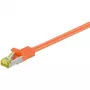 Verkkokaapeli Goobay RJ-45 CAT7 5 m oranssi S/FTP