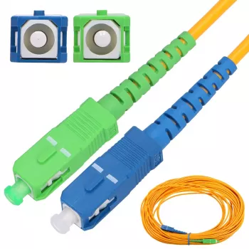 Extralink SC/APC–SC/UPC yksimuotokaapeli simplex patchkaapeli G.652D 3 mm, 2 m