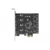 Delock PCI Express x1 -kortti 4 x ulkoiseen USB Type-A -liitäntään SuperSpeed USB