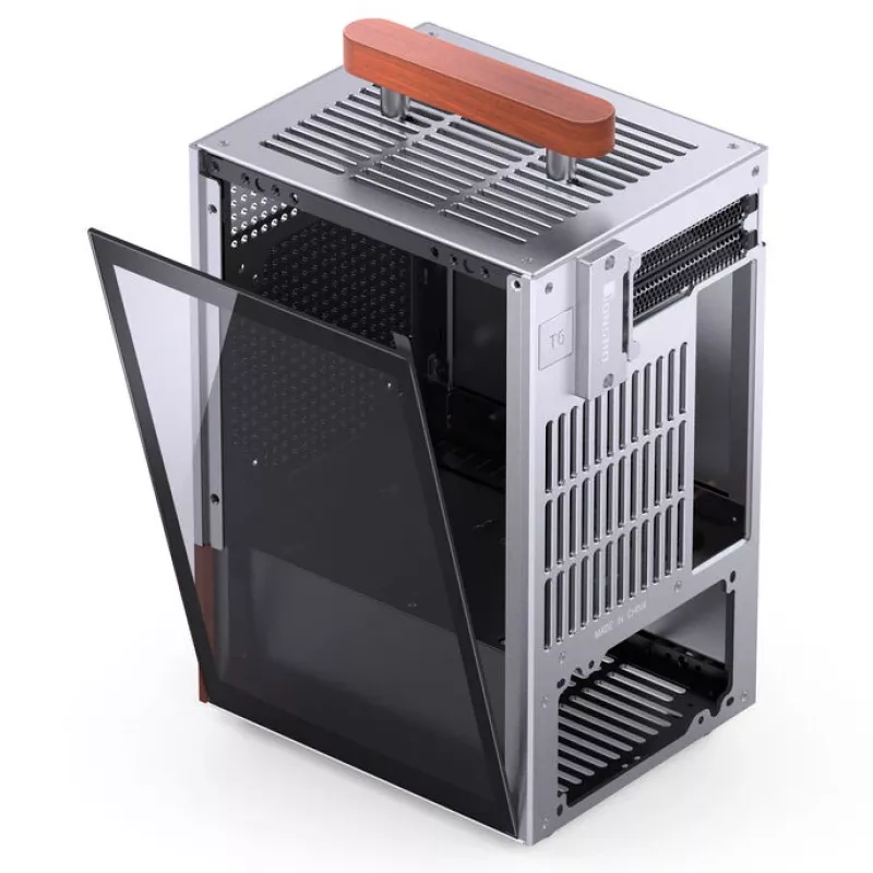 PC-kotelo Jonsbo T6, Mini-Tower, Mini-ITX, hopea