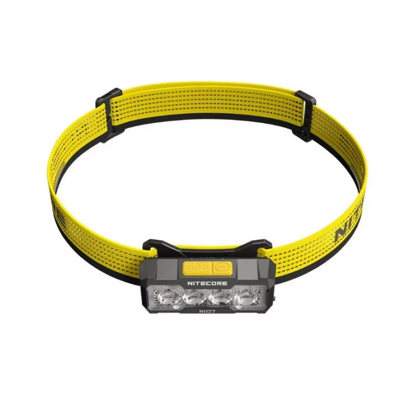 Nitecore NU27 otsalamppu musta, keltainen LED-otsalamppu