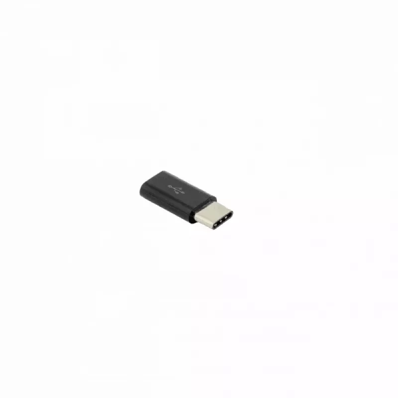 Sbox Micro USB 2.0 F. -> Type-C M. musta AD.USB-C B