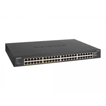 NETGEAR GS348PP hallitsematon Gigabit Ethernet (10/100/1000) Power over Ethernet (PoE) musta