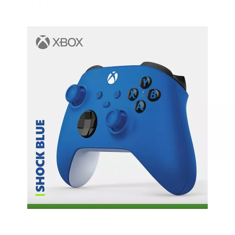 Microsoft Xbox Wireless Controller sininen, valkoinen Bluetooth/USB Gamepad Analog/Digital Android, PC, Xbox One, Xbox One S, Xbox One X, Xbox Series S, Xbox Series X, iOS