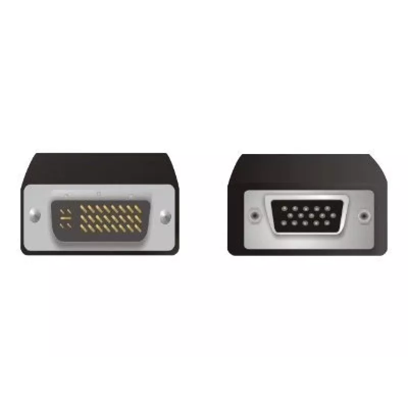 VGA 15-napainen naaras - DVI 24+5 uros DeLOCK 65016