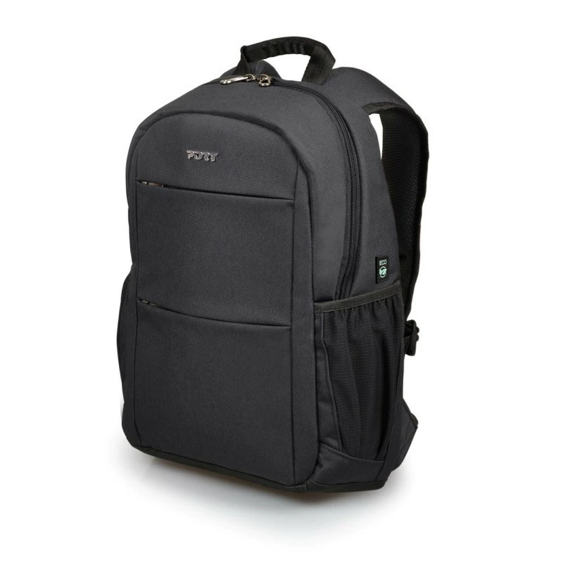 Port Designs Sydney ECO 135173 kannettavan tietokoneen reppu 15,6" (39,6 cm), r-PET, musta