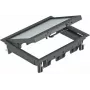 OBO Bettermann laitetelineen insertti GES6-2U10T 9011 grafiitinharmaa (7405322)