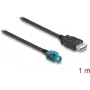 Delock kaapeli HSD Z naaras USB 2.0 Type-A naaras 1 m