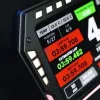 SOELPEC XR-7 näyttö, Simracing-kosketusnäyttö, RGB-telemetria - musta