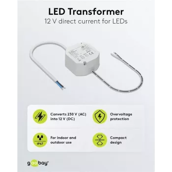 Goobay LED-muuntaja 12 V/12 W (59575)