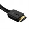 Baseus 2x HDMI 2.0 4K 60Hz kaapeli, 3D, HDR, 18 Gbit/s, 5 m (musta)