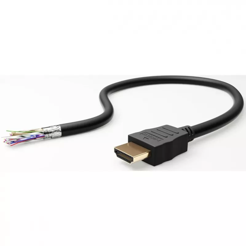 Goobay 41084 HDMI-kaapeli 2 m HDMI Type A (Standard) 2 x HDMI Type A (Standard) musta (41084)