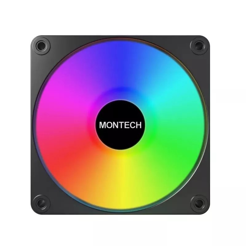 Montech GF120 V2 ARGB tietokonekotelon tuuletinyksikkö 12 cm musta 1 kpl