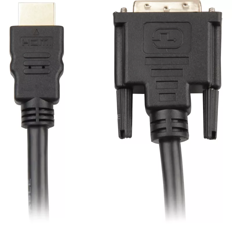 Adapterikaapeli HDMI > DVI-D (musta, 5 metriä, Dual Link, 24+1)