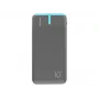 PowerBank EnerGo 10000mAh harmaa-sininen