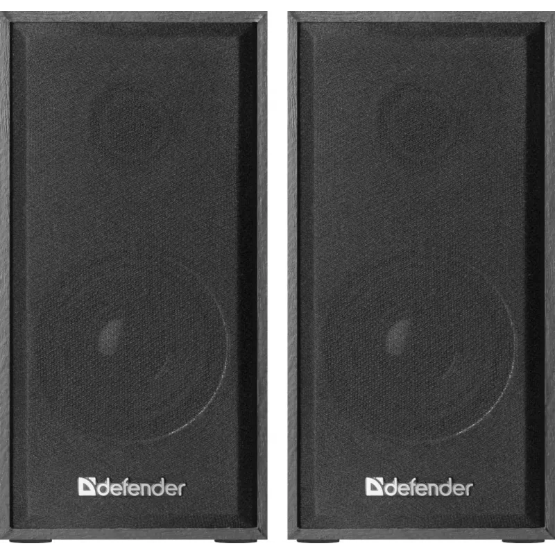 DEFENDER SPK-240 johdolliset pöytäkaiuttimet, 2.0, 6 W RMS, USB-virtalähde, 3,5 mm, musta