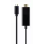 Gembird A-CM-HDMIM-02 USB-C - HDMI -kaapeli, 2 m, 4K 60 Hz, musta