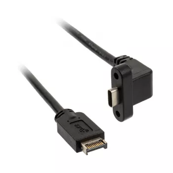 USB Type-C -kaapeli Streacom ST-USB-E2C-400, USB 3.1 Gen2, 400 mm pituus