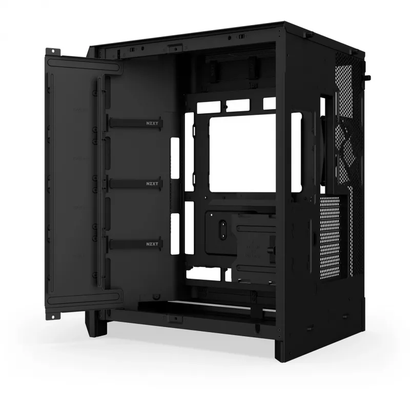 NZXT PC-kotelo H9 Flow RGB+ Midi-Tower musta
